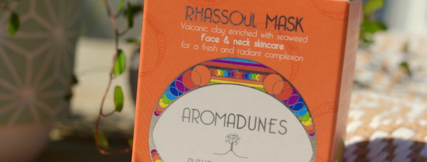 Masque de Rhassoul Aromadunes. Photo : Kévin Lameta